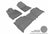 MAXpider Rubber Floor Mats for 2011 2010 2009 2008 2007 Toyota Tundra [Covers Front & Rear Row, Gray] L1TY14701501