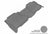 MAXpider Rubber Floor Mats for 2013 2012 2011 2010 2009 2008 2007 Toyota Tundra [Covers Rear (2nd) Row, Gray] L1TY14821501