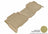 MAXpider Rubber Floor Mats for 2013 2012 2011 2010 2009 2008 2007 Toyota Tundra [Covers Rear (2nd) Row, Tan] L1TY14821502