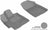 MAXpider Rubber Floor Mats for 2013 2012 2011 2010 2009 2008 Toyota Highlander [Covers Front Row, Gray] L1TY15011501