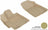 MAXpider Rubber Floor Mats for 2013 2012 2011 2010 2009 2008 Toyota Highlander [Covers Front Row, Tan] L1TY15011502