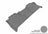 MAXpider Rubber Floor Mats for 2021 2020 2019 2018 2017 2016 2015 2014 Toyota Tundra [Covers Rear (2nd) Row, Gray] L1TY15321501