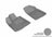 MAXpider Rubber Floor Mats for 2013 2012 2011 2010 2009 2008 Toyota Highlander [Covers Front Row, Gray] L1TY15711501