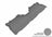 MAXpider Rubber Floor Mats for 2017 2016 2015 2014 2013 2012 Toyota Prius V [Covers Rear (2nd) Row, Gray] L1TY16221501