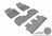 MAXpider Rubber Floor Mats for 2019 2018 2017 2016 2015 2014 Toyota Highlander [Covers Front & Both Rear Rows, Gray] L1TY16301501