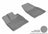 MAXpider Rubber Floor Mats for 2019 2018 2017 2016 2015 2014 Toyota Highlander [Covers Front Row, Gray] L1TY16311501