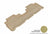 MAXpider Rubber Floor Mats for 2019 2018 2017 2016 2015 2014 Toyota Highlander [Covers Rear (2nd) Row, Tan] L1TY16321502