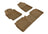 MAXpider Rubber Floor Mats for 2017 2016 2015 Toyota Camry [Covers Front & Rear Row, Tan] L1TY17301502