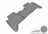 MAXpider Rubber Floor Mats for 2021 2020 2019 2018 2017 2016 Toyota Tacoma [Covers Rear (2nd) Row, Gray] L1TY19221501