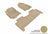 MAXpider Rubber Floor Mats for 2018 2017 2016 Toyota RAV4 [Covers Front & Rear Row, Tan] L1TY20801502