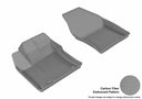 MAXpider Rubber Floor Mats for Prius/Prius Prime [Covers Front Row, Gray] L1TY20911501