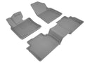MAXpider Rubber Floor Mats for 2021 2020 2019 2018 Toyota Camry [Covers Front & Rear Row, Gray] L1TY23701501