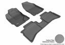 MAXpider Rubber Floor Mats for 2019 2018 2017 2016 Toyota Prius C [Covers Front & Rear Row, Gray] L1TY24201501