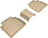 MAXpider Rubber Floor Mats for Lexus/Toyota [Covers Rear (2nd) Row, Tan] L1TY24521502