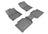 MAXpider Rubber Floor Mats for 2021 2020 2019 2018 Toyota Tacoma [Covers Front & Rear Row, Gray] L1TY24901501