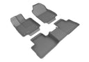 MAXpider Rubber Floor Mats for 2021 2020 2019 Toyota RAV4 [Covers Front & Rear Row, Gray] L1TY25501501