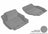 MAXpider Rubber Floor Mats for 2016 2015 2014 2013 2012 2011 2010 2009 2008 2007 Volvo S80 [Covers Front Row, Gray] L1VV00211501