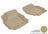 MAXpider Rubber Floor Mats for 2016 2015 2014 2013 2012 2011 2010 2009 2008 2007 Volvo S80 [Covers Front Row, Tan] L1VV00211502