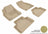 MAXpider Rubber Floor Mats for 2011 2010 2009 2008 2007 2006 2005 2004 Volvo S40 [Covers Front & Rear Row, Tan] L1VV00301502