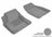 MAXpider Rubber Floor Mats for 2011 2010 2009 2008 2007 2006 2005 2004 Volvo S40 [Covers Front Row, Gray] L1VV00311501