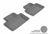 MAXpider Rubber Floor Mats for 2014 2013 2012 2011 2010 2009 2008 2007 2006 2005 2004 2003 Volvo XC90 [Covers Rear (2nd) Row, Gray] L1VV00421501