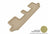 MAXpider Rubber Floor Mats for 2014 2013 2012 2011 2010 2009 2008 2007 2006 2005 2004 2003 Volvo XC90 [Covers Rear (3rd) Row, Tan] L1VV00431502