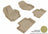 MAXpider Rubber Floor Mats for 2017 2016 2015 2014 2013 2012 2011 2010 Volvo XC60 [Covers Front & Rear Row, Tan] L1VV01501502