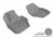 MAXpider Rubber Floor Mats for Volvo [Covers Front Row, Gray] L1VV01511501