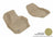 MAXpider Rubber Floor Mats for Volvo [Covers Front Row, Tan] L1VV01511502
