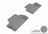 MAXpider Rubber Floor Mats for S60/V60 [Covers Rear (2nd) Row, Gray] L1VV01621501