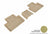 MAXpider Rubber Floor Mats for 2021 2020 2019 2018 2017 2016 Volvo XC90 [Covers Rear (2nd) Row, Tan] L1VV02021502