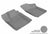 MAXpider Rubber Floor Mats for 2010 2009 2008 2007 2006 2005 2004 2003 2002 2001 2000 1999 1998 Volkswagen Beetle [Covers Front Row, Gray] L1VW00511501