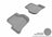MAXpider Rubber Floor Mats for Volkswagen [Covers Rear (2nd) Row, Gray] L1VW00821501