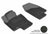 MAXpider Rubber Floor Mats for Passat/Passat CC [Covers Front Row, Black] L1VW01511509