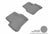 MAXpider Rubber Floor Mats for 2010 2009 2008 2007 2006 Volkswagen Passat [Covers Rear (2nd) Row, Gray] L1VW01521501