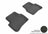 MAXpider Rubber Floor Mats for 2010 2009 2008 2007 2006 Volkswagen Passat [Covers Rear (2nd) Row, Black] L1VW01521509