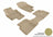 MAXpider Rubber Floor Mats for Tiguan/Tiguan Limited [Covers Front & Rear Row, Tan] L1VW02101502