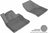 MAXpider Rubber Floor Mats for Volkswagen [Covers Front Row, Gray] L1VW05011501