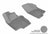 MAXpider Rubber Floor Mats for 2018 2017 2016 2015 2014 2013 2012 2011 Volkswagen Jetta [Covers Front Row, Gray] L1VW05511501