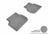 MAXpider Rubber Floor Mats for 2018 2017 2016 2015 2014 2013 2012 2011 Volkswagen Jetta [Covers Rear (2nd) Row, Gray] L1VW05521501