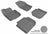 MAXpider Rubber Floor Mats for 2019 2018 2017 2016 2015 2014 2013 2012 Volkswagen Passat [Covers Front & Rear Row, Gray] L1VW05601501