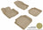 MAXpider Rubber Floor Mats for 2019 2018 2017 2016 2015 2014 2013 2012 Volkswagen Passat [Covers Front & Rear Row, Tan] L1VW05601502