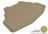 MAXpider Rubber Floor Mats for 2014 2013 2012 2011 2010 2009 Acura TL [Covers Cargo (Trunk), Tan] M1AC0031302