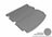 MAXpider Rubber Floor Mats for 2020 2019 2018 2017 2016 2015 2014 Acura MDX [Covers Cargo (Trunk), Gray] M1AC0061301