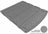 MAXpider Rubber Floor Mats for Audi [Covers Cargo (Trunk), Gray] M1AD0221301