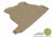 MAXpider Rubber Floor Mats for 2009 2008 2007 2006 2005 Buick LaCrosse [Covers Cargo (Trunk), Tan] M1BC0021302