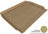 MAXpider Rubber Floor Mats for 2006 2005 2004 2003 2002 2001 2000 BMW X5 [Covers Cargo (Trunk), Tan] M1BM0051302