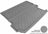 MAXpider Rubber Floor Mats for 2017 2016 2015 2014 2013 2012 2011 BMW X3 [Covers Cargo (Trunk), Gray] M1BM0321301