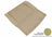 MAXpider Rubber Floor Mats for BMW [Covers Cargo (Trunk), Tan] M1BM0371302