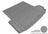 MAXpider Rubber Floor Mats for BMW [Covers Cargo (Trunk), Gray] M1BM0481301